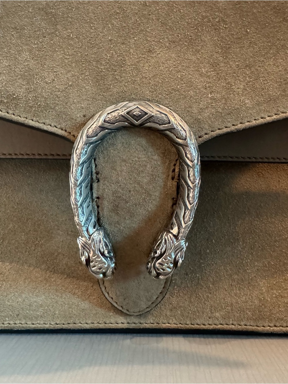 Gucci — Dionysus Suede Leather Bag (Large) - Picture 2 of 13